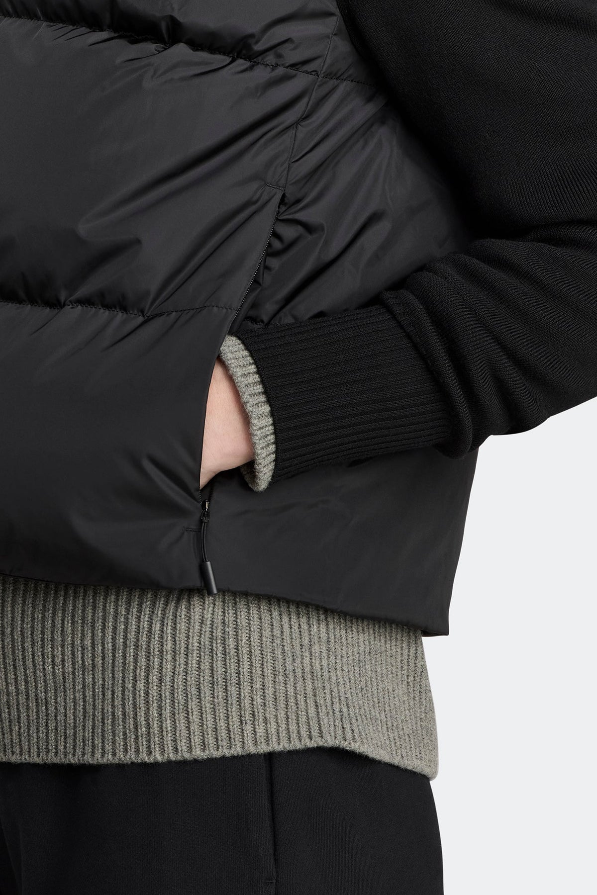 HyBridge® Wide Quilt Knit Hoodie