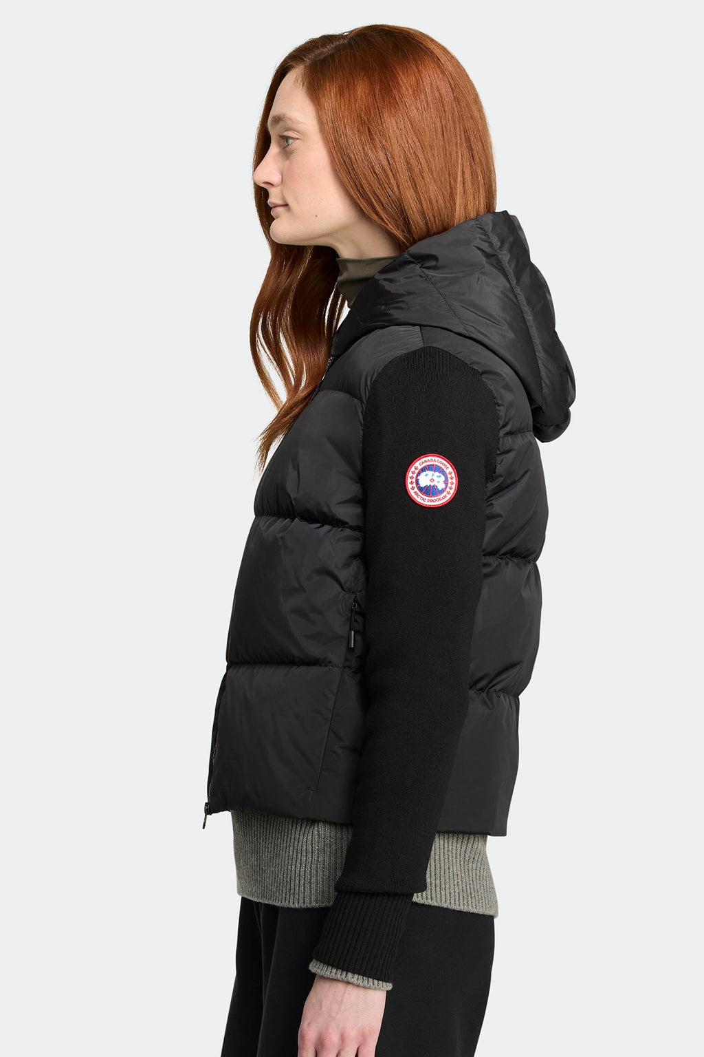 HyBridge® Wide Quilt Knit Hoodie