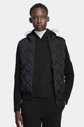 HyBridge® Quilted Knit Hoodie Black Disc