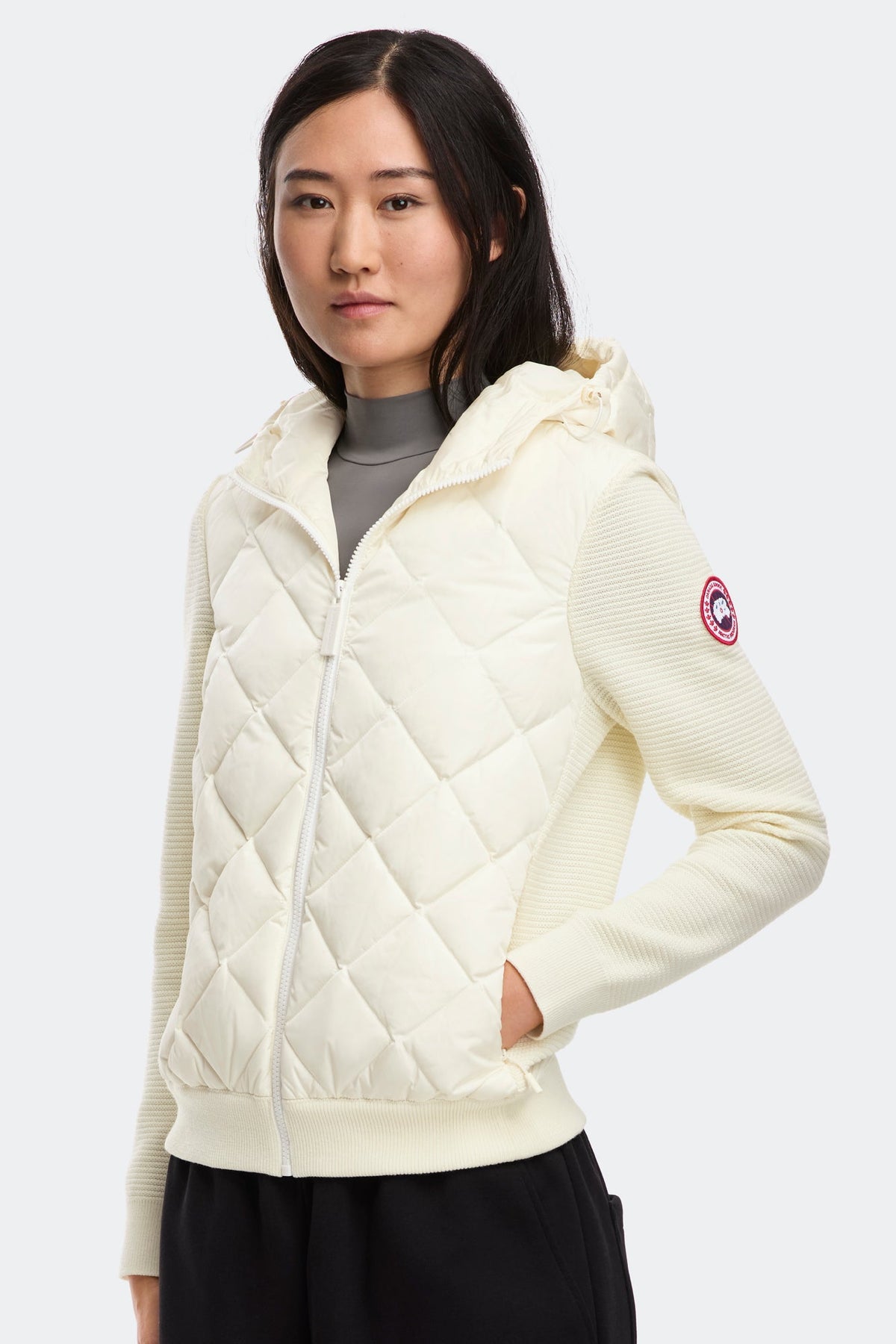 HyBridge® Quilted Knit Hoodie