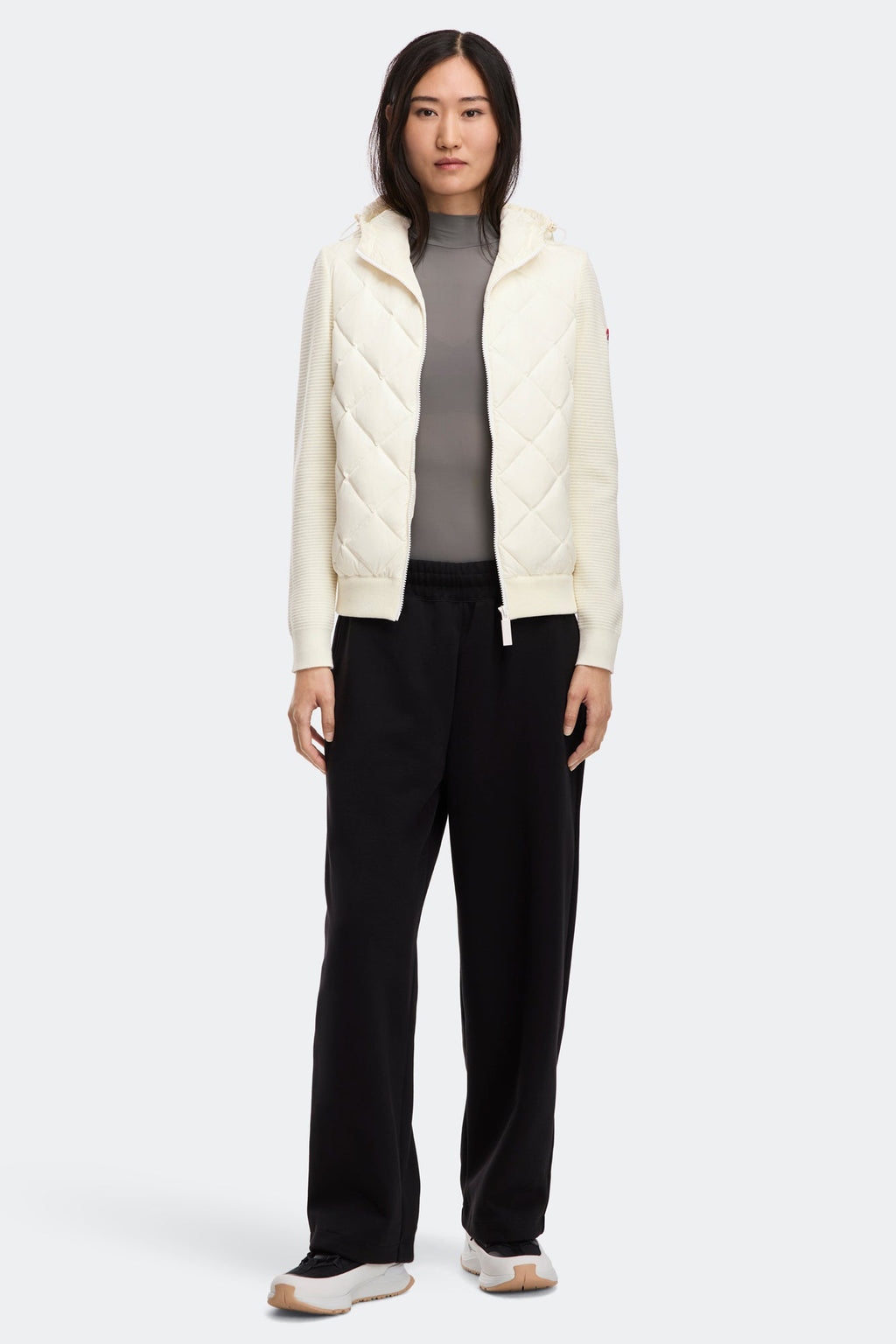 HyBridge® Quilted Knit Hoodie