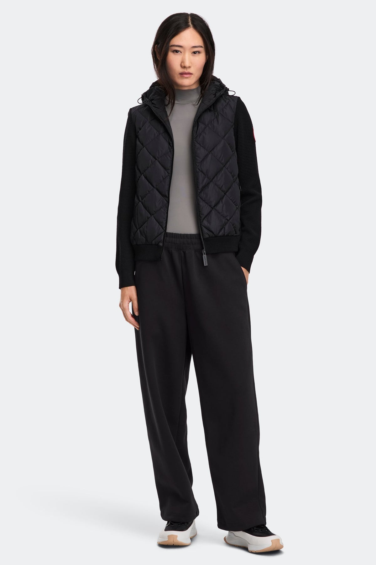 HyBridge® Quilted Knit Hoodie