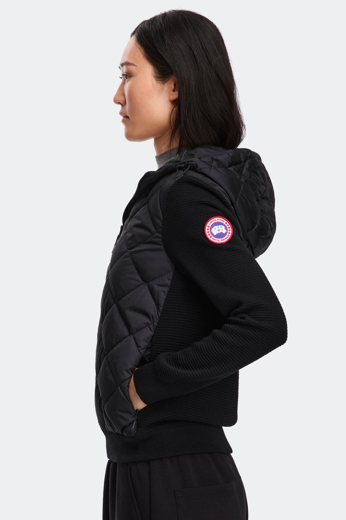 HyBridge® Quilted Knit Hoodie