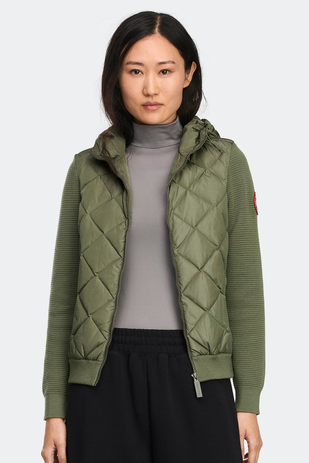 HyBridge® Quilted Knit Hoodie