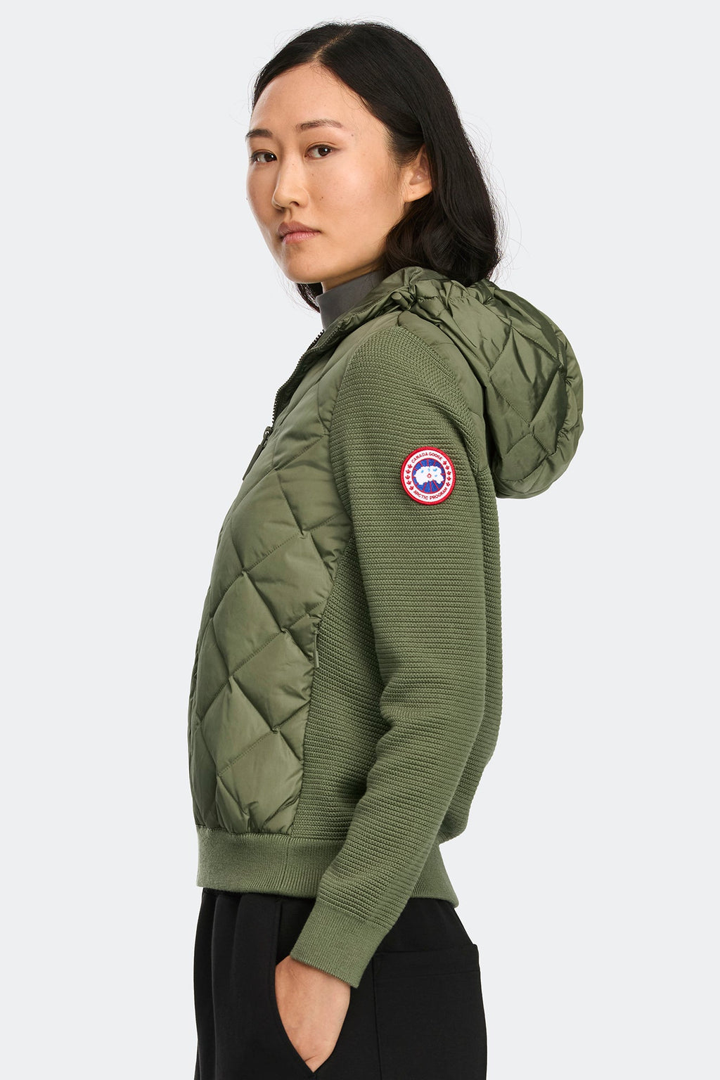 HyBridge® Quilted Knit Hoodie