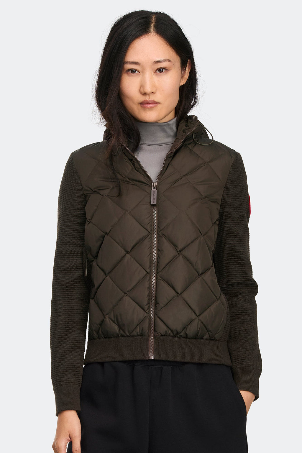 HyBridge® Quilted Knit Hoodie