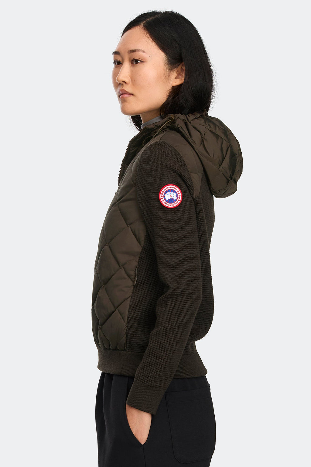 HyBridge® Quilted Knit Hoodie