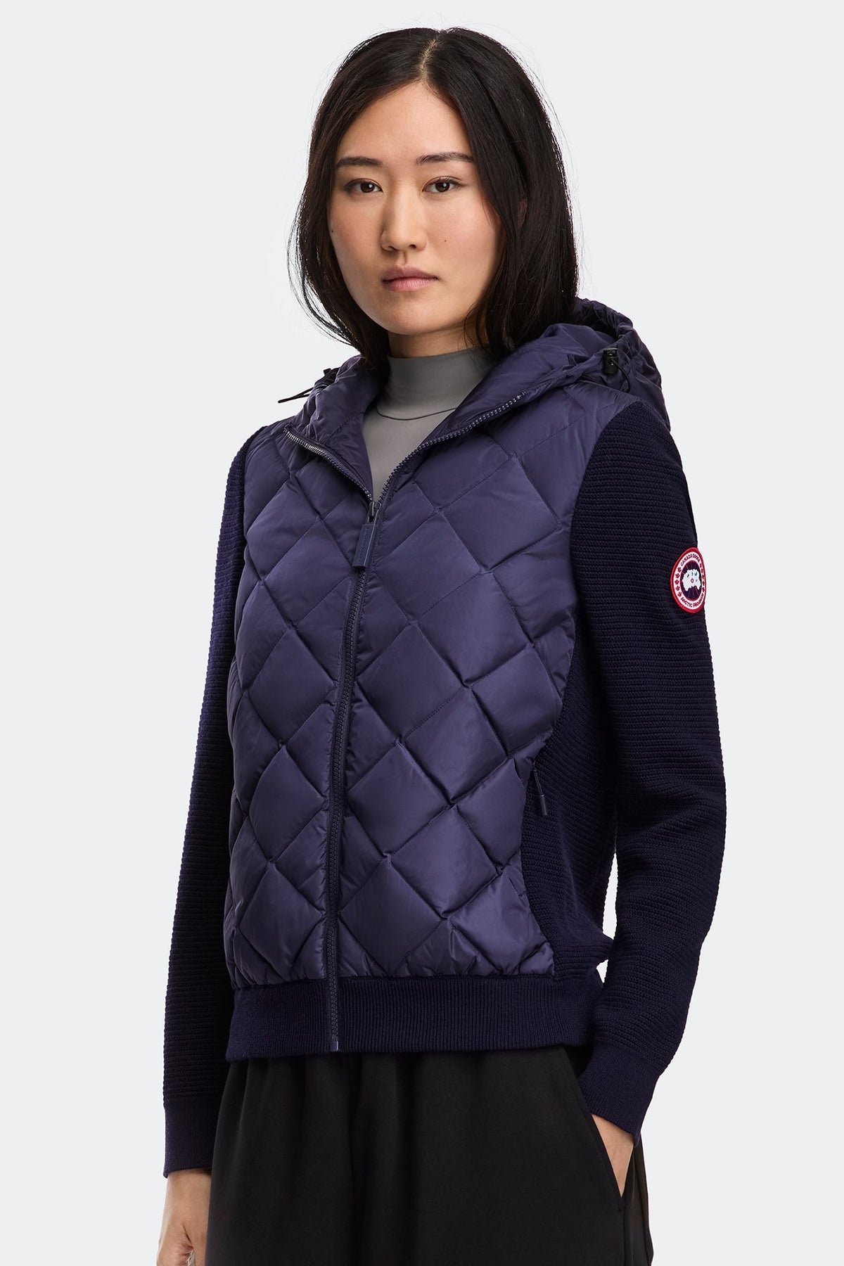HyBridge® Quilted Knit Hoodie