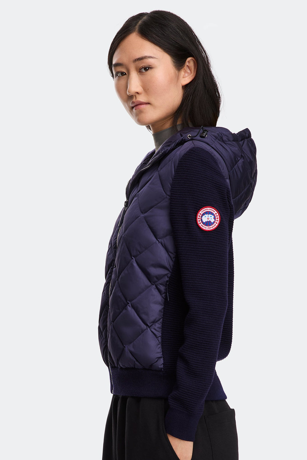 HyBridge® Quilted Knit Hoodie