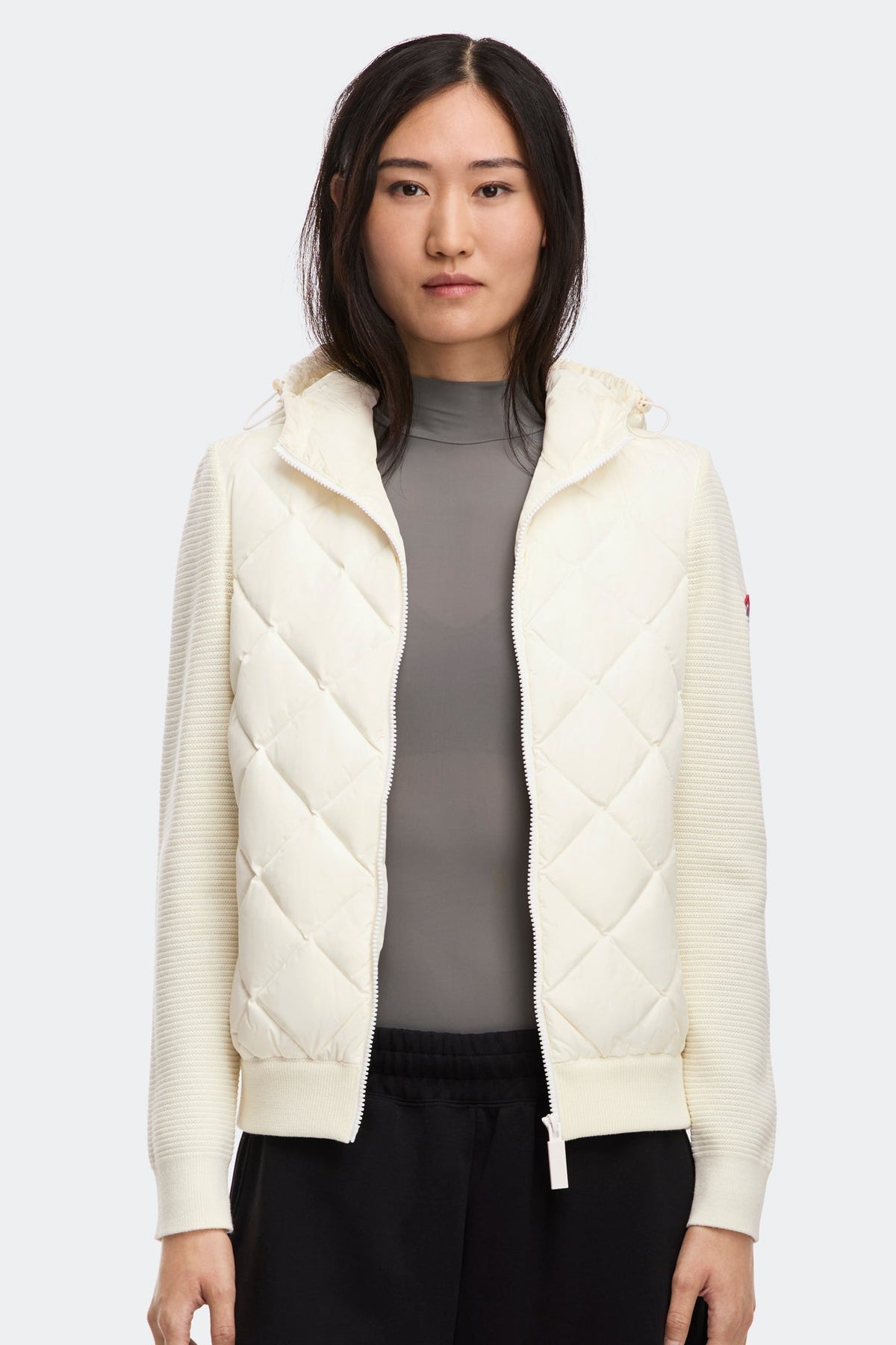 HyBridge® Quilted Knit Hoodie