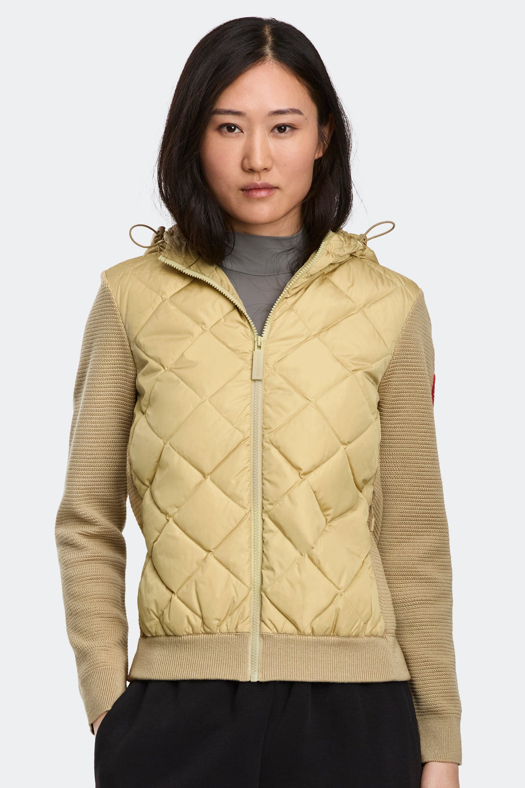 HyBridge® Quilted Knit Hoodie