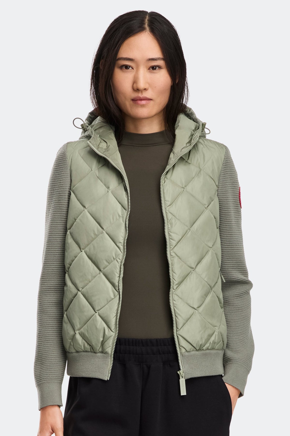 HyBridge® Quilted Knit Hoodie