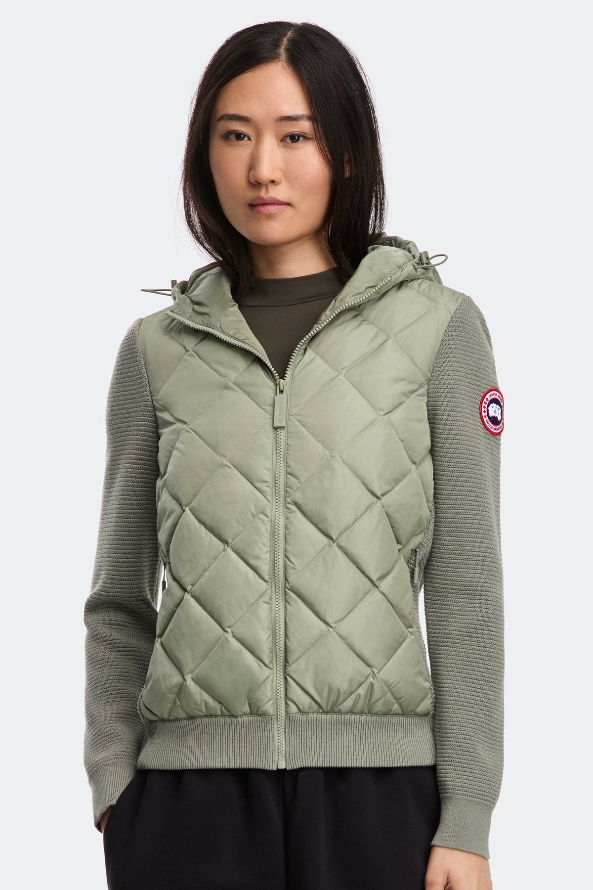 HyBridge® Quilted Knit Hoodie