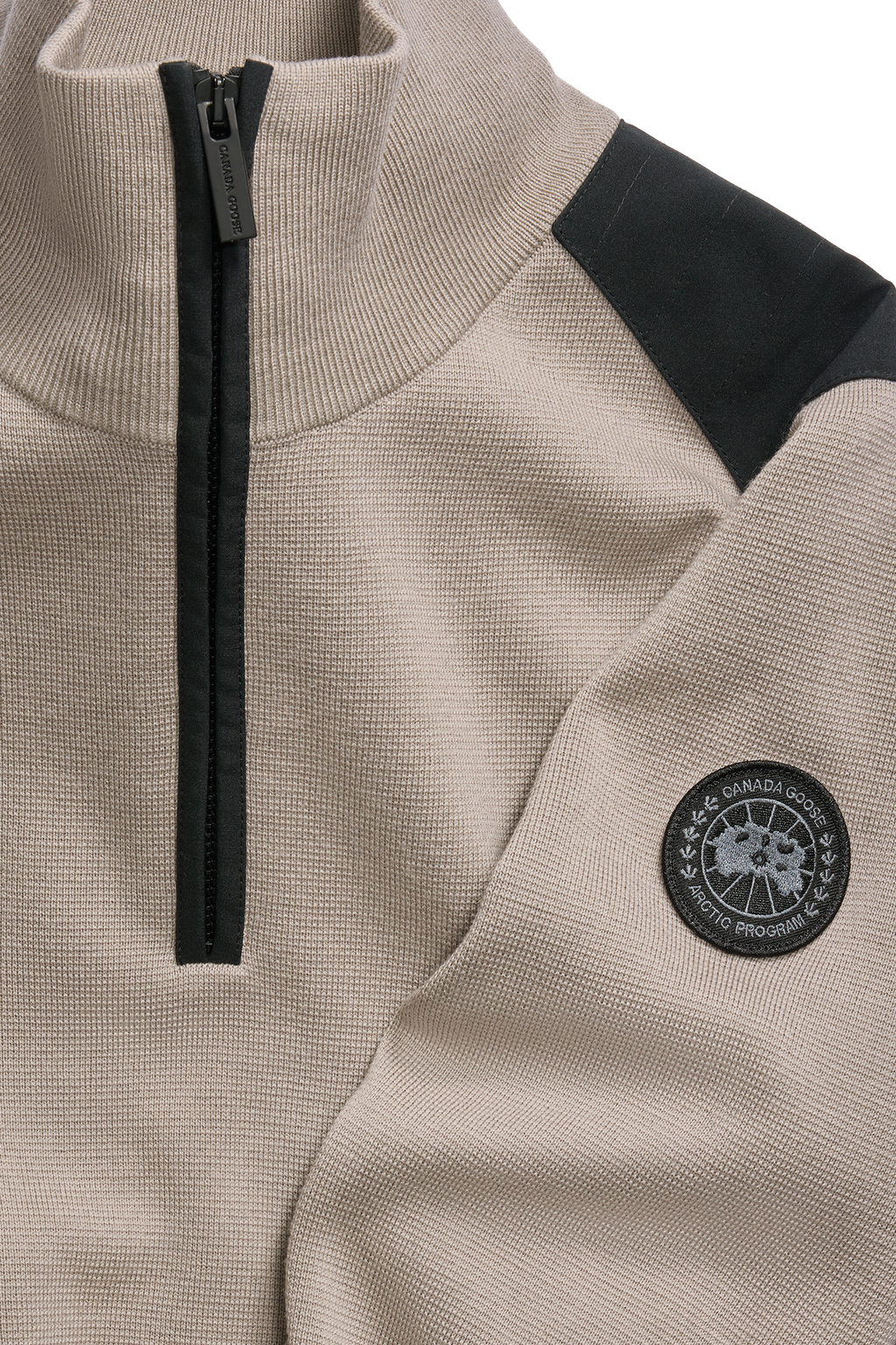 Stormont Quarter Zip Sweater Black Disc