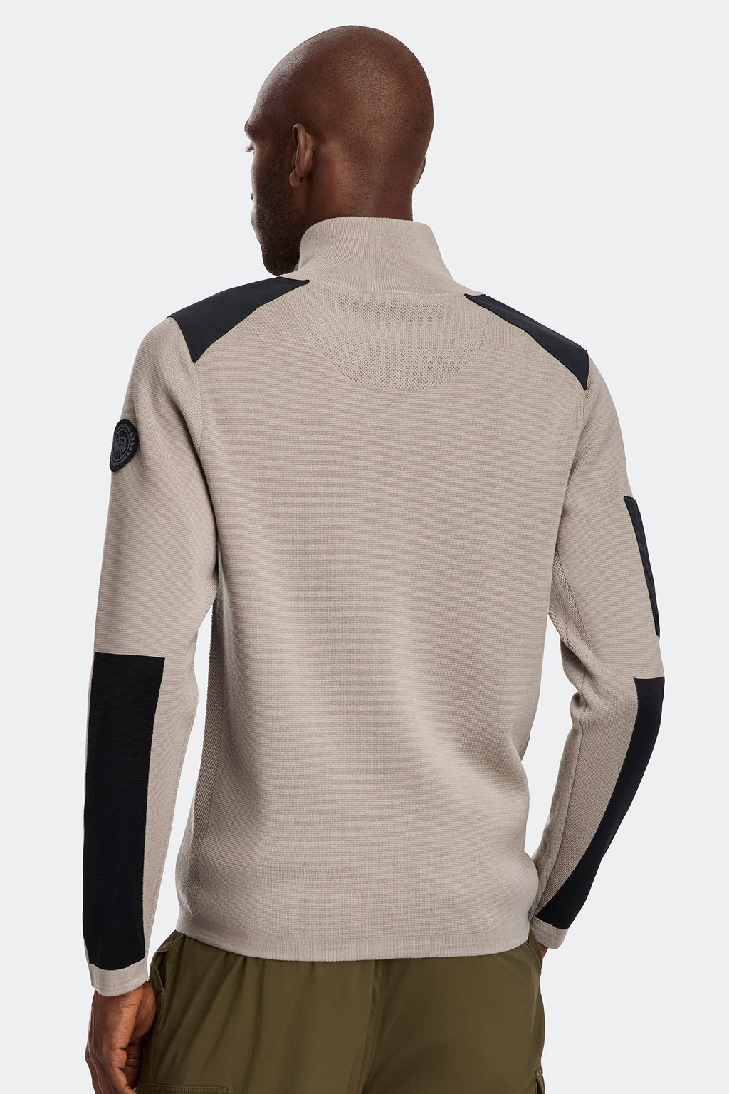 Stormont Quarter Zip Sweater Black Disc