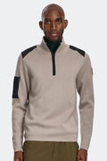 Stormont Quarter Zip Sweater Black Disc