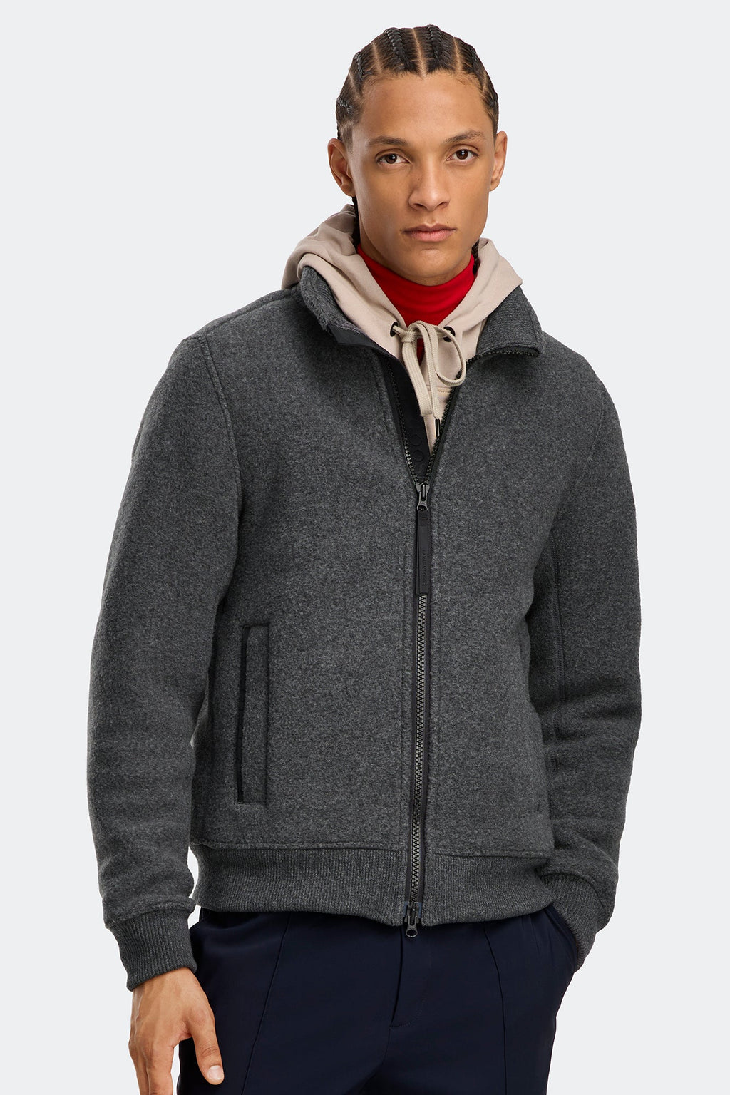 Lawson Fleece Jacket Black Disc