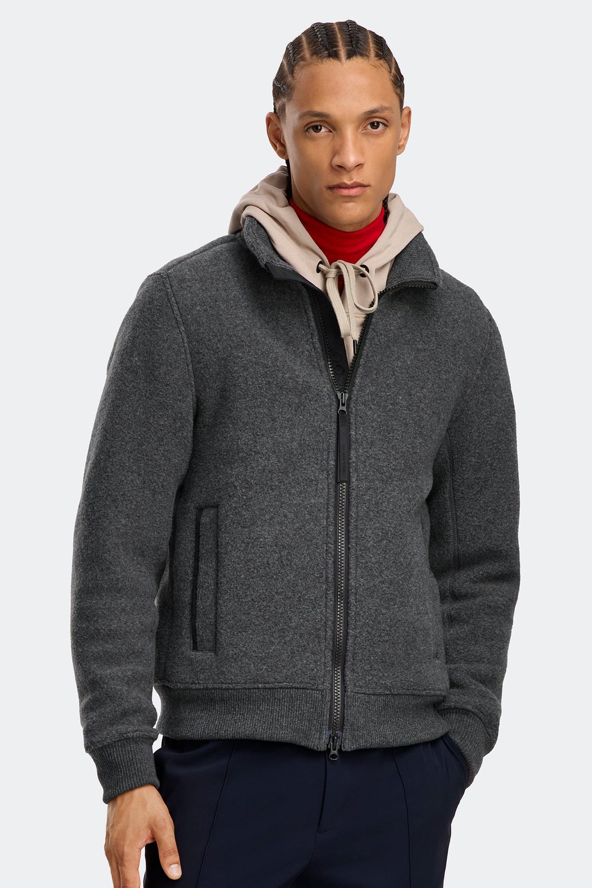 Lawson Fleece Jacket Black Disc