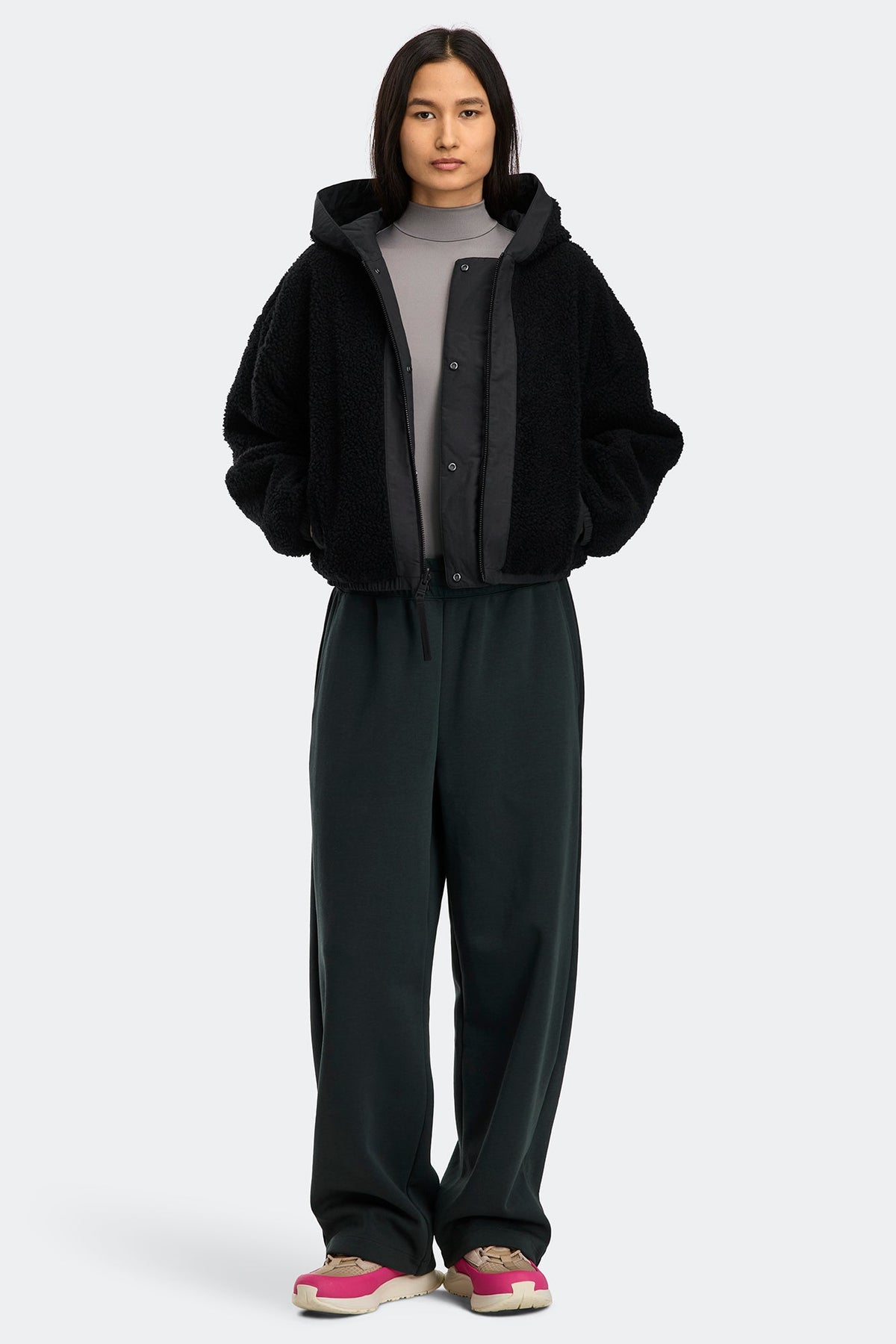 Alberni Reversible Fleece Bomber