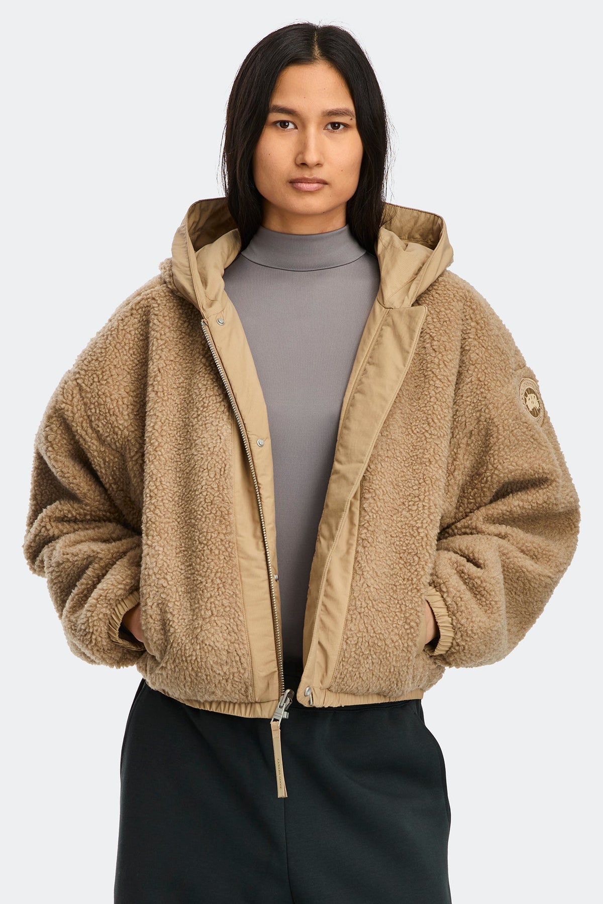Alberni Reversible Fleece Bomber