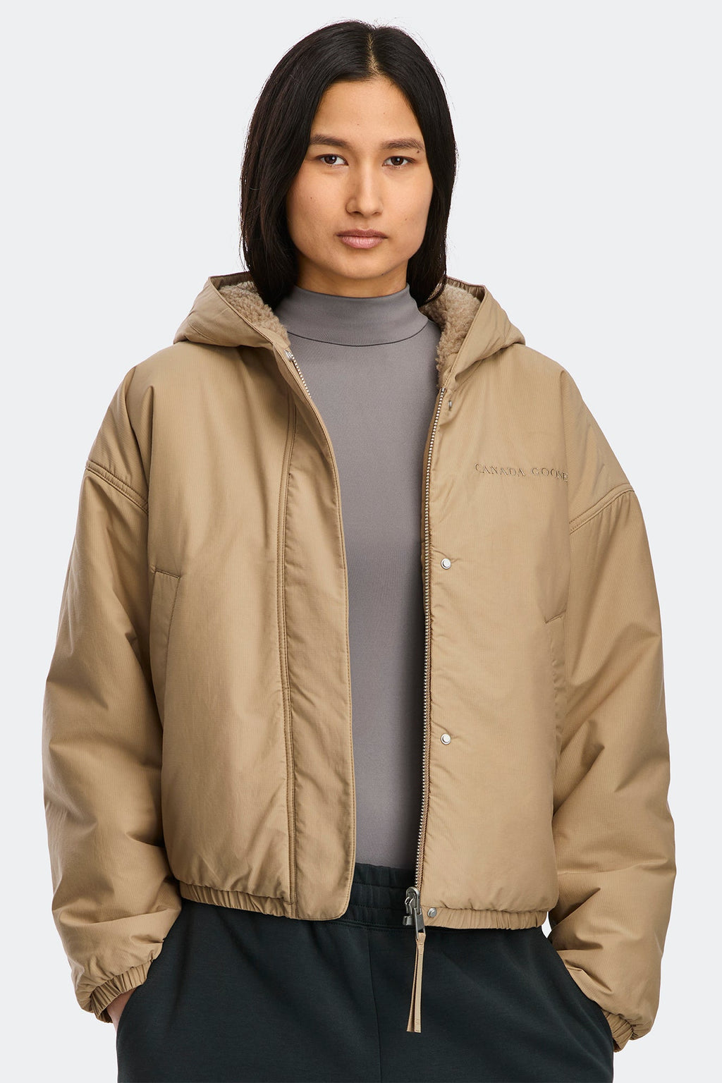 Alberni Reversible Fleece Bomber