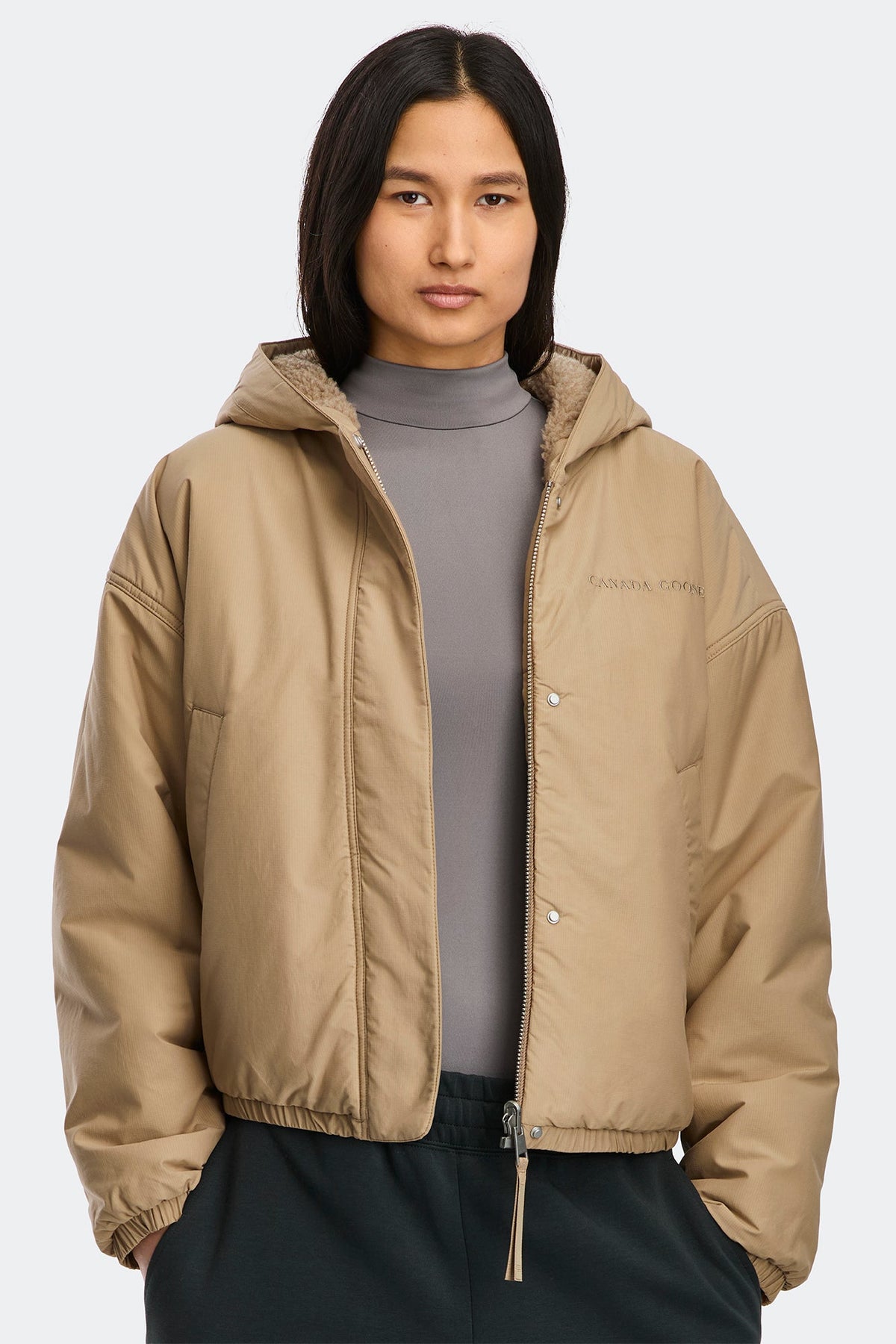 Alberni Reversible Fleece Bomber