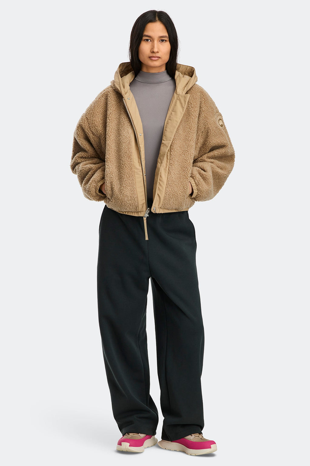 Alberni Reversible Fleece Bomber