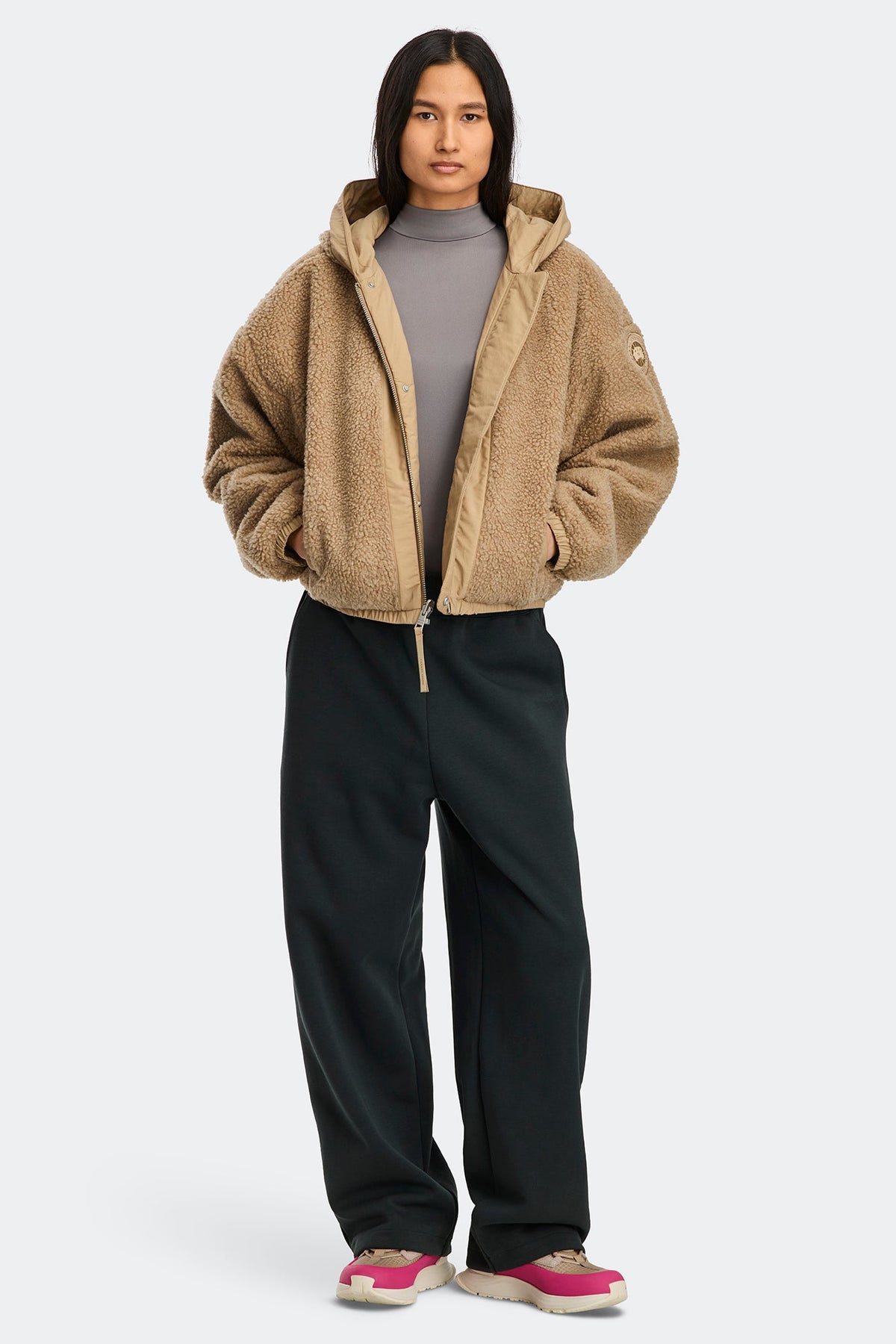 Alberni Reversible Fleece Bomber