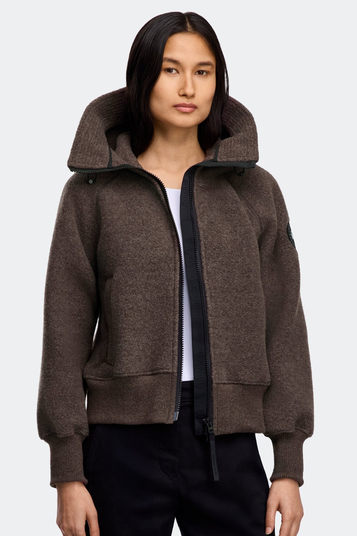 Chilliwack Fleece Bomber Black Disc