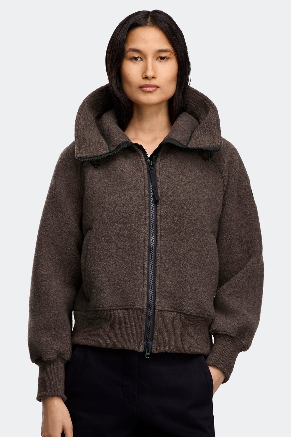 Chilliwack Fleece Bomber Black Disc