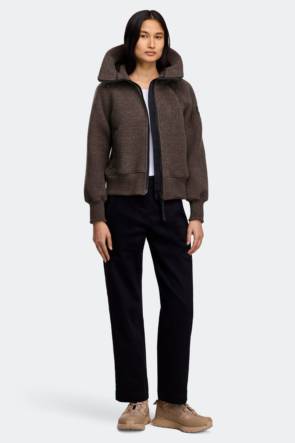 Chilliwack Fleece Bomber Black Disc