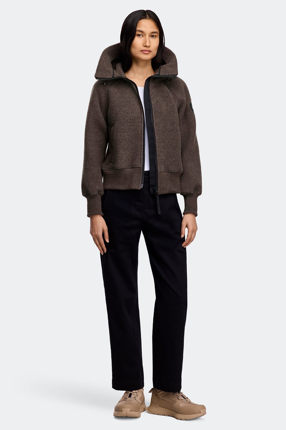Chilliwack Fleece Bomber Black Disc