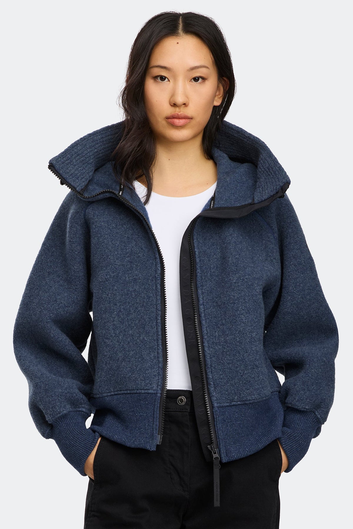 Chilliwack Fleece Bomber Black Disc