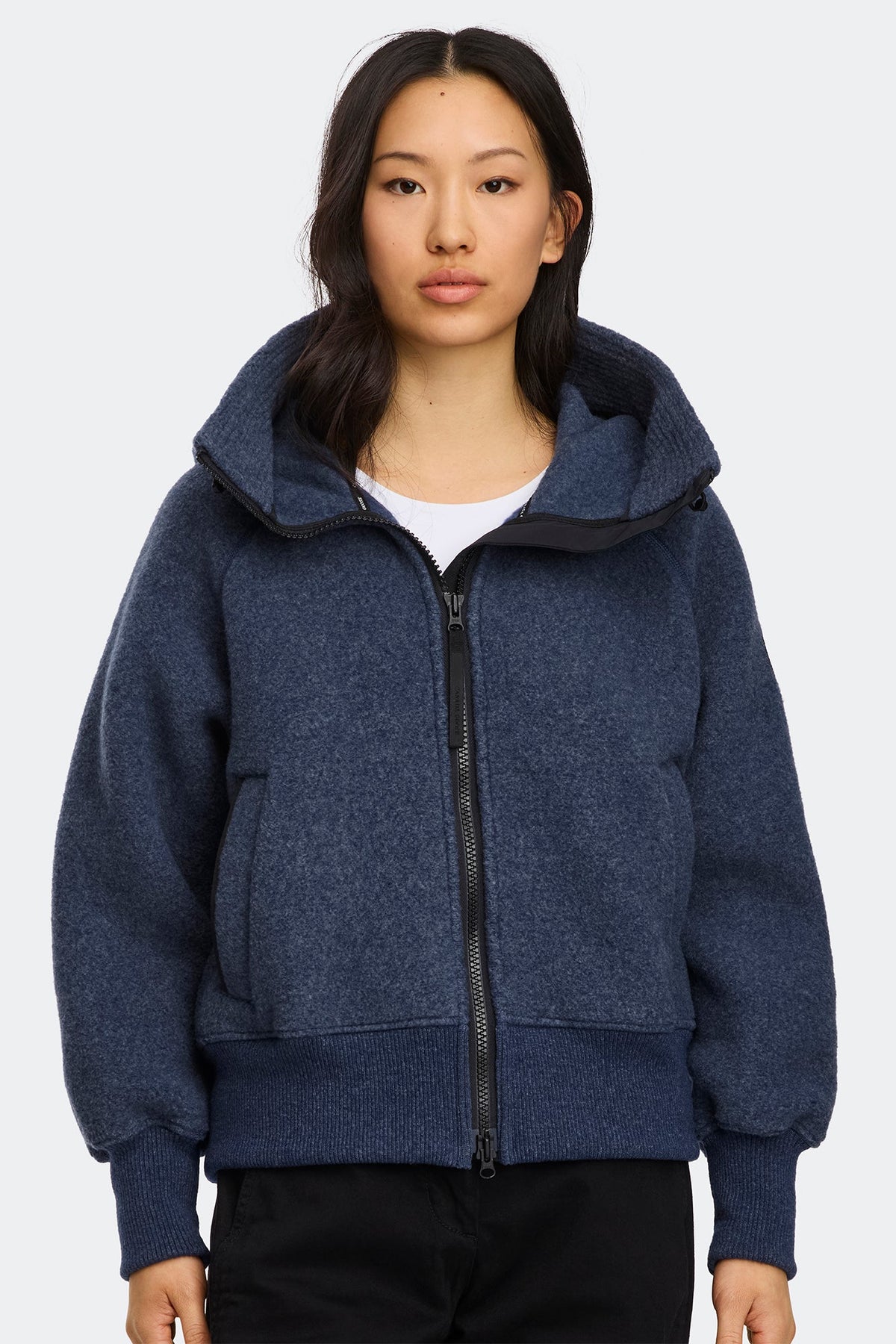 Chilliwack Fleece Bomber Black Disc