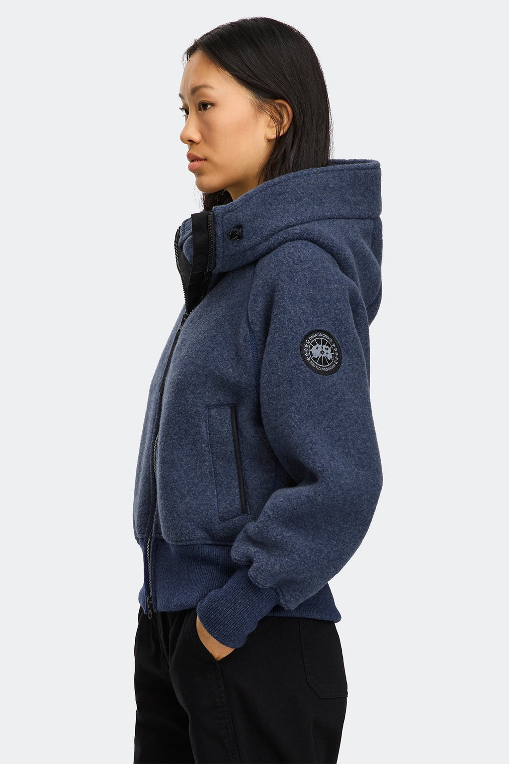 Chilliwack Fleece Bomber Black Disc