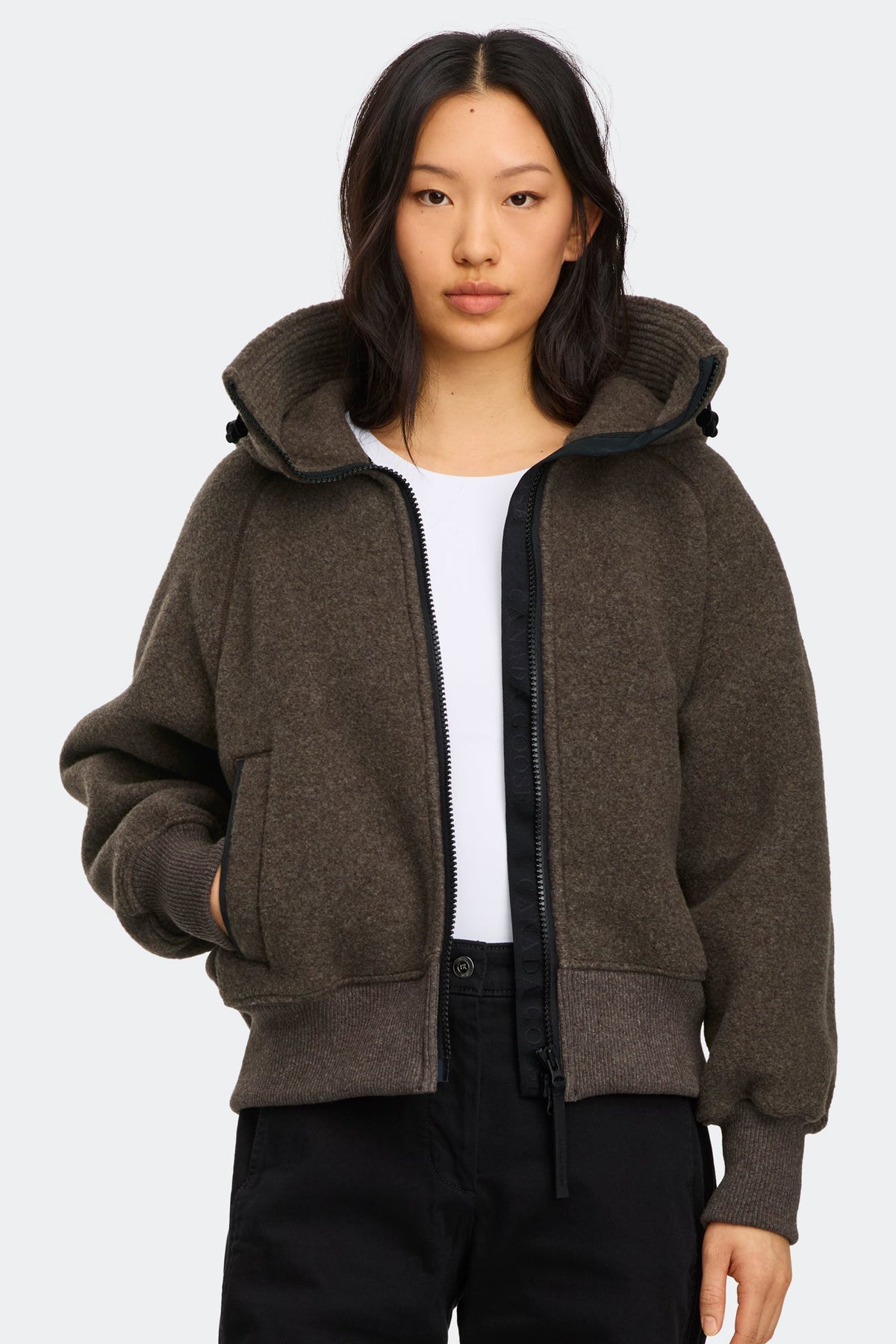 Chilliwack Fleece Bomber Black Disc