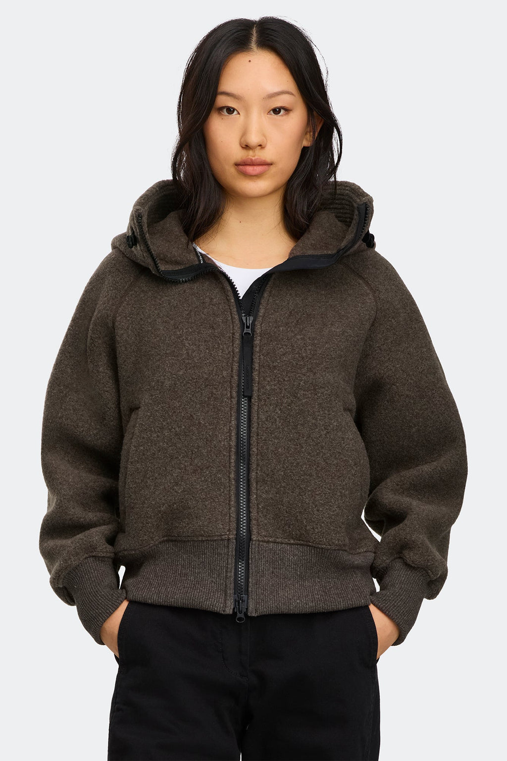 Chilliwack Fleece Bomber Black Disc