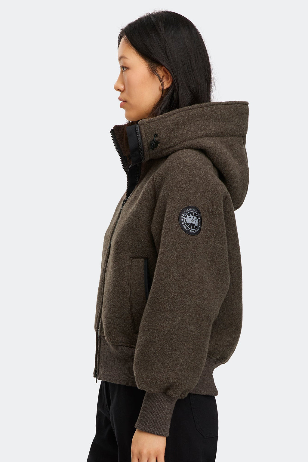 Chilliwack Fleece Bomber Black Disc