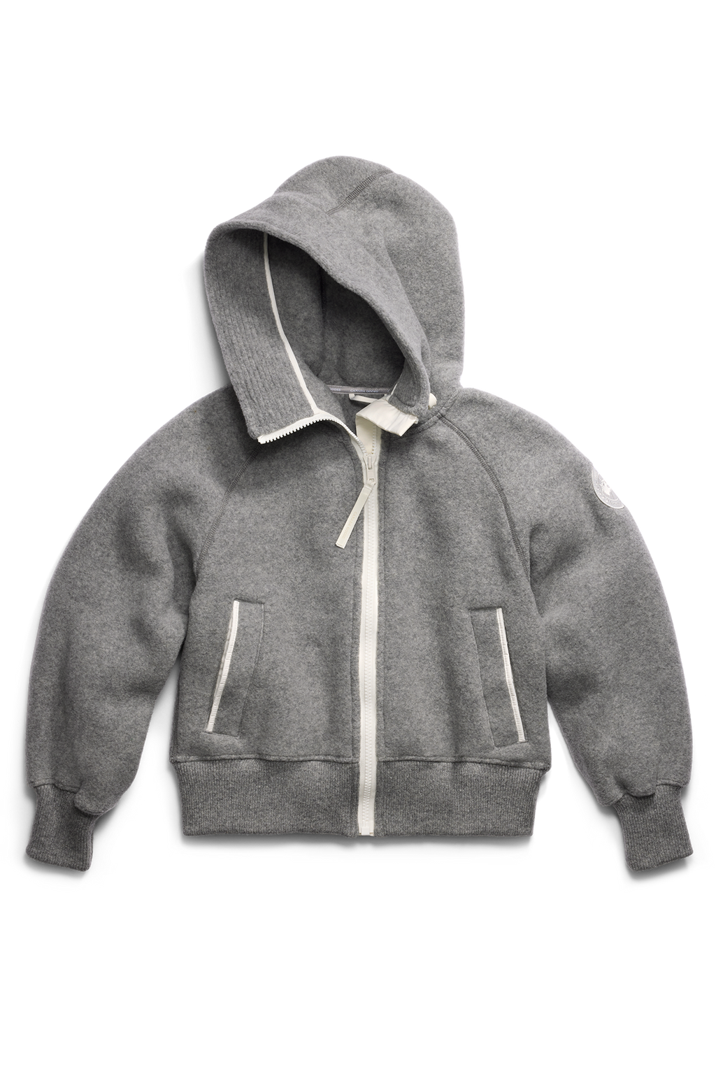 Chilliwack Fleece Bomber White Disc
