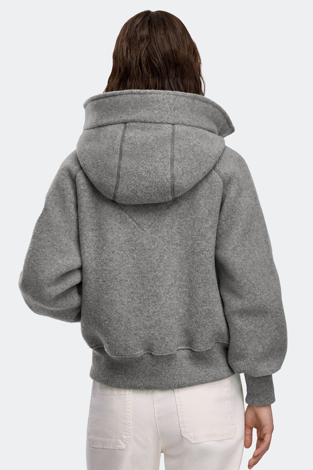 Chilliwack Fleece Bomber White Disc