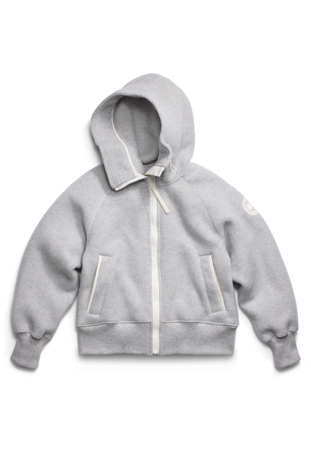Chilliwack Fleece Bomber White Disc