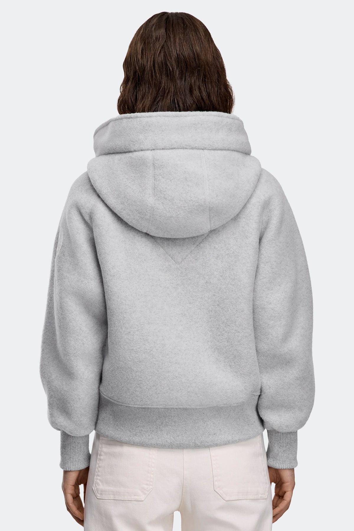 Chilliwack Fleece Bomber White Disc