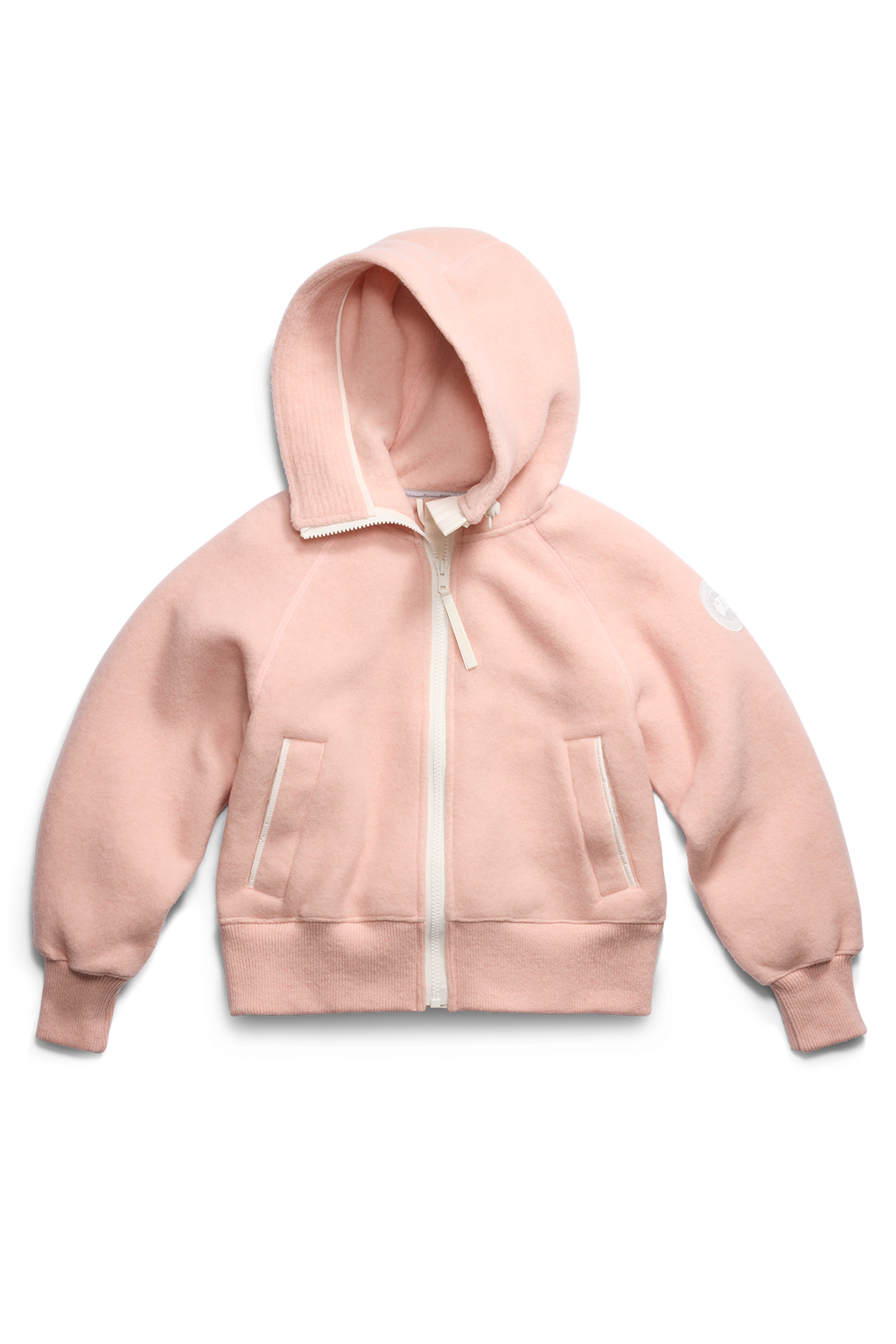 Chilliwack Fleece Bomber White Disc