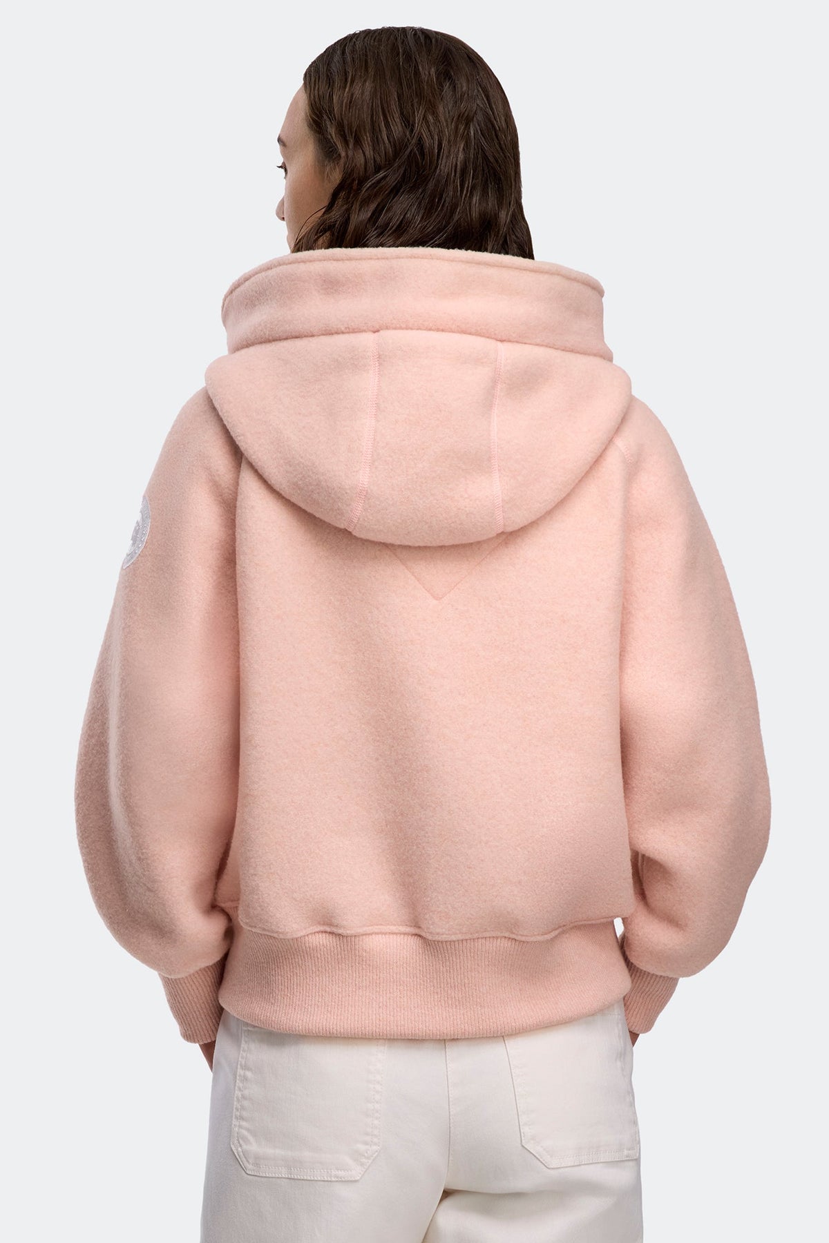 Chilliwack Fleece Bomber White Disc