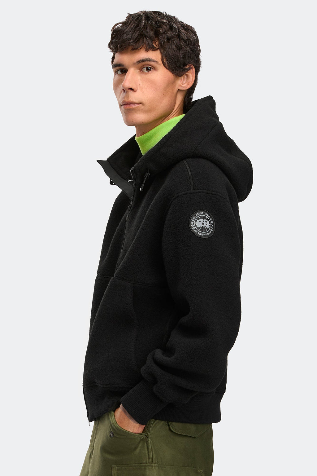 Chilliwack Fleece Bomber Black Disc