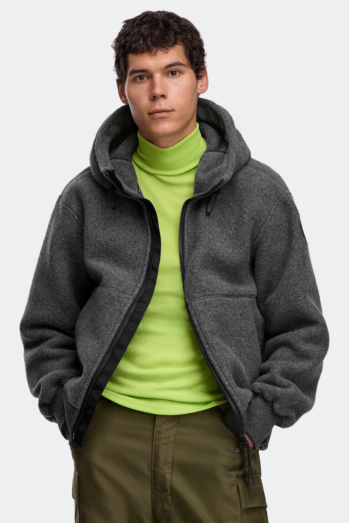 Chilliwack Fleece Bomber Black Disc