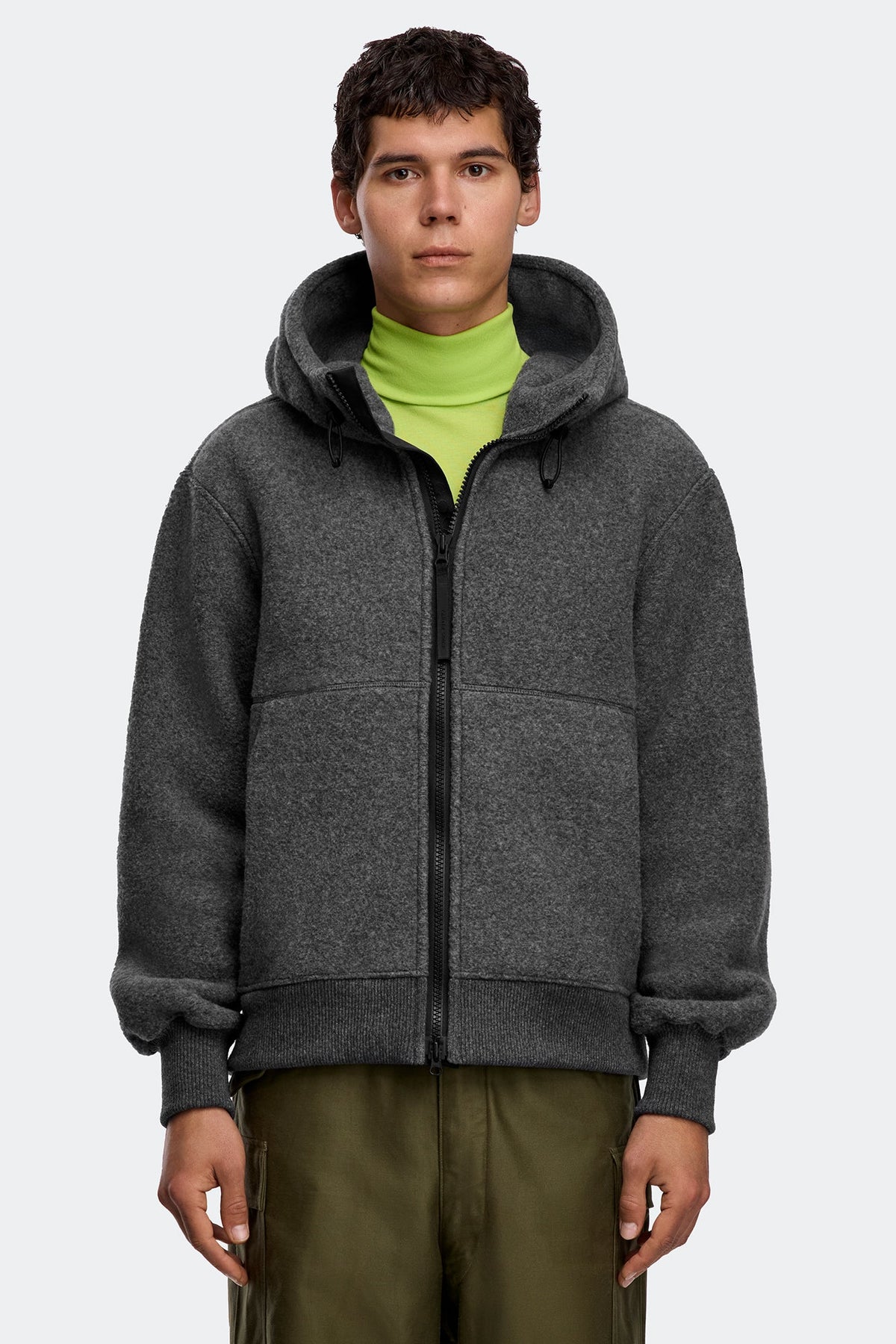 Chilliwack Fleece Bomber Black Disc