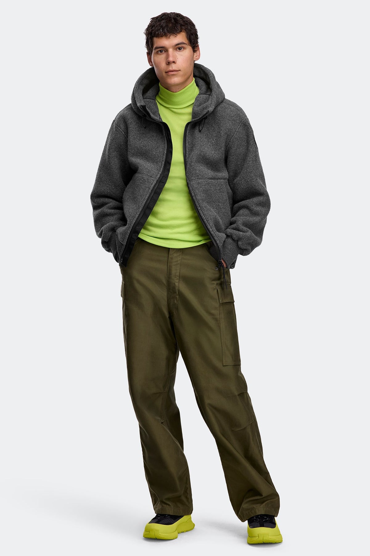 Chilliwack Fleece Bomber Black Disc