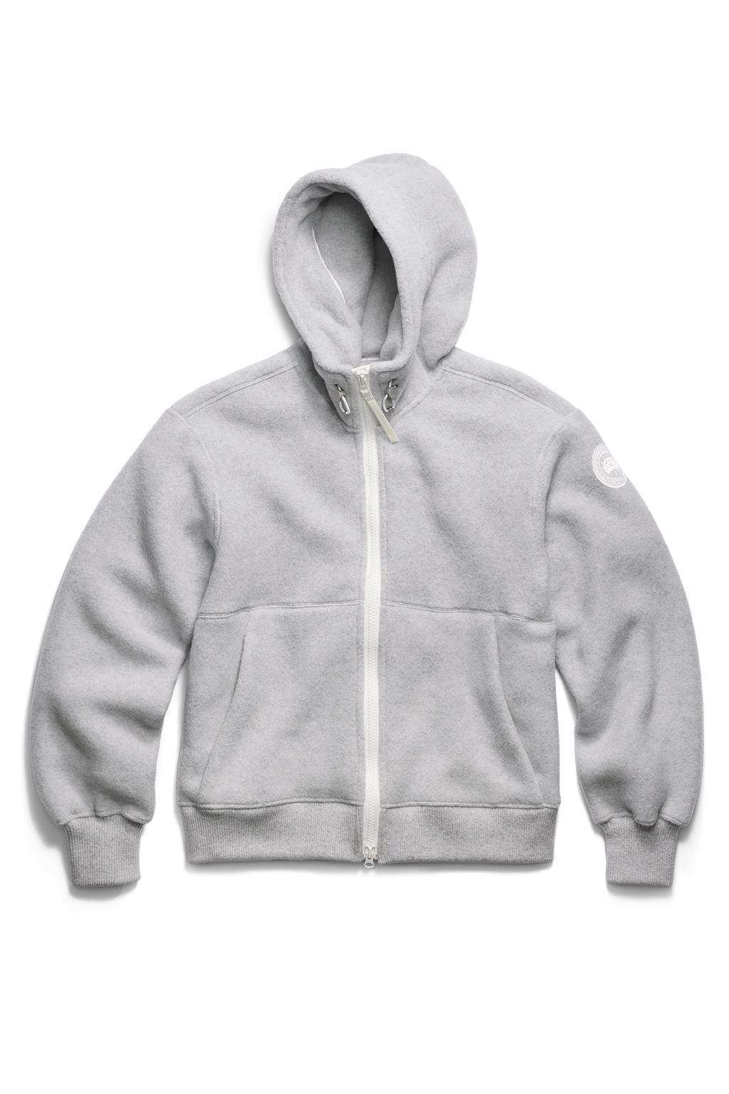Chilliwack Fleece Bomber White Disc
