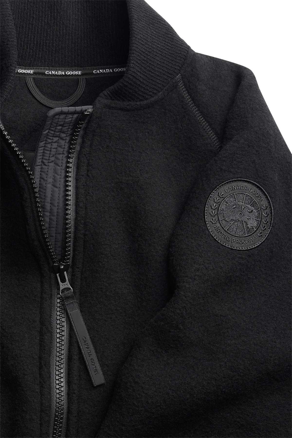 Sierra Fleece Bomber Black Disc